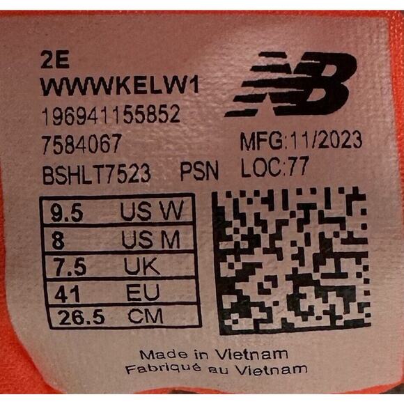 New Balance FuelCell Walker Elite White Running Shoe WWWKELW1 Womens Size 9.5 EE - Picture 8 of 8